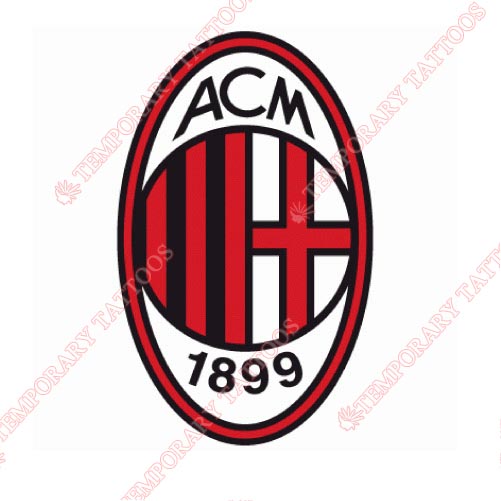 AC Milan Customize Temporary Tattoos Stickers NO.8226
